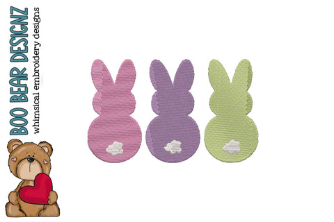 Easter Bunny Embroidery design Embroidery/Applique DESIGNS Boo Bear Designz 