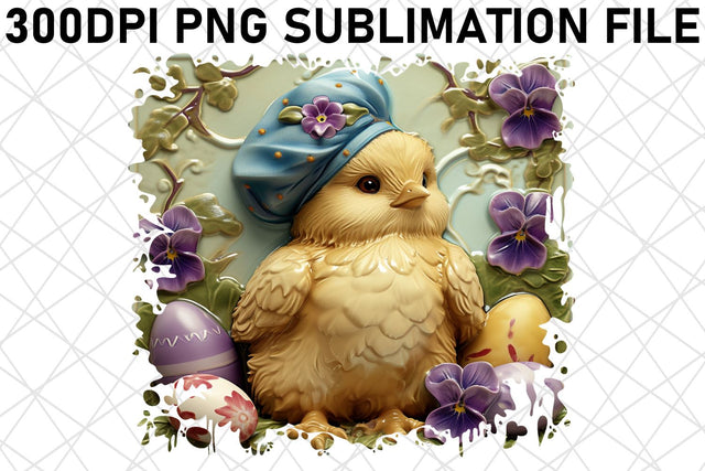 Easter Bunny Extravaganza 3D Graphics Sublimation afrosvg 