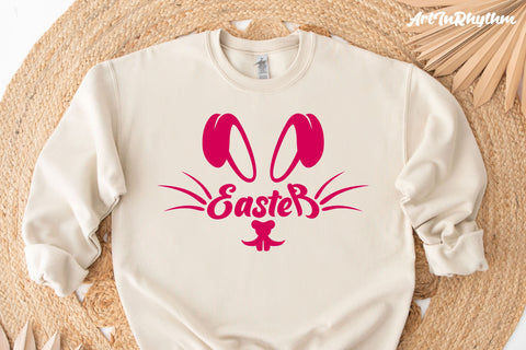 Easter bunny face svg SVG Artinrhythm shop 