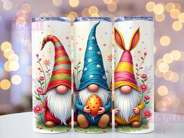 Easter Bunny Gnomes Tumbler Wrap, Funny Easter Design, 20oz Sublimation Wrap, Cute Gnome Art, Digital Download Tumbler, Spring Gnome Drinkware, Easter Gift Idea, Whimsical Bunny Design Sublimation SvggirlplusArt 