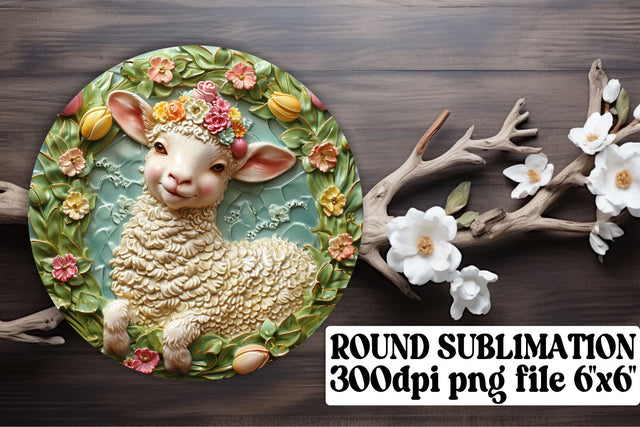 Easter Bunny Joy Sublimation Variety - Circle, Keychain, Coaster Sublimation afrosvg 