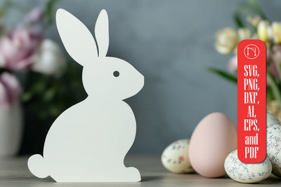 Easter Bunny Paper Cut SVG Cut File SVG MD JOYNAL ABDIN 