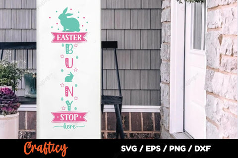 Easter Bunny stop here SVG Design SVG Designangry 