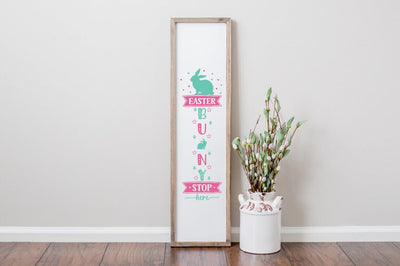 Easter Bunny stop here SVG Design SVG Designangry 