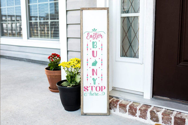 Easter Bunny stop here SVG Design SVG Designangry 