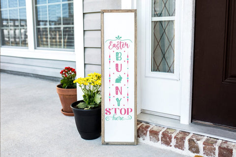 Easter Bunny stop here SVG Design SVG Designangry 