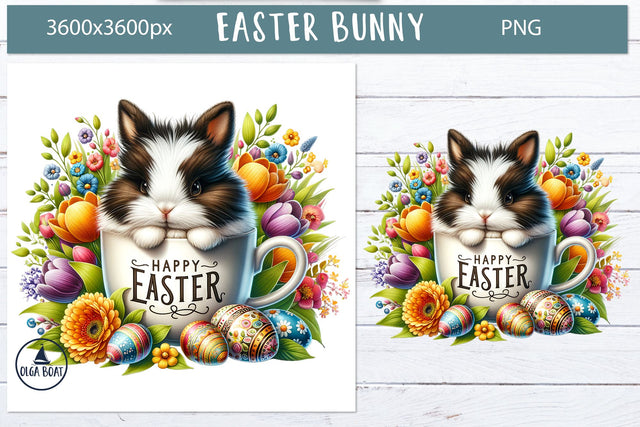 Easter bunny sublimation | Happy easter png Sublimation Olga Boat Design 