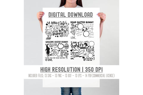 Easter Bunny Tray SVG Bundle | Easter Svg Bundle | Kids Easter Svg SVG TonisArtStudio 