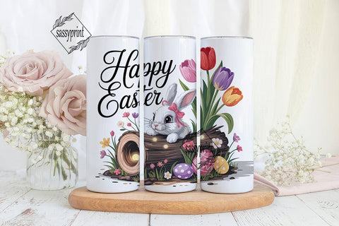 Easter Bunny Tumbler Wrap PNG Sublimation sassyprint 