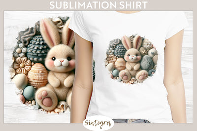 Easter Bunny v10 T-shirt Sublimation Sublimation Sintegra 