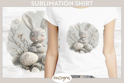 Easter Bunny v18 T-shirt Sublimation Sublimation Sintegra 