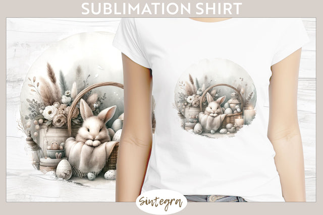 Easter Bunny v2 T-shirt Sublimation Sublimation Sintegra 