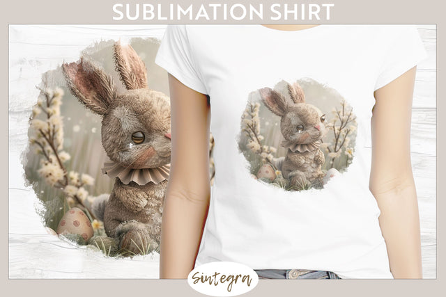 Easter Bunny v20 T-shirt Sublimation Sublimation Sintegra 