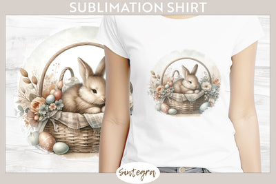 Easter Bunny v5 T-shirt Sublimation Sublimation Sintegra 