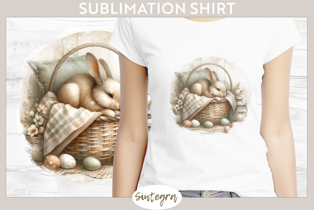 Easter Bunny v7 T-shirt Sublimation Sublimation Sintegra 