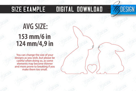 Easter Bunny Wooden Decor Bundle | Easter Wooden Sign | Easter Stand | Home Décor | CNC Files SVG Fly Design 