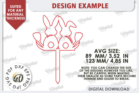 Easter Cake Topper Laser Cut. Easter Decor SVG SVG Evgenyia Guschina 