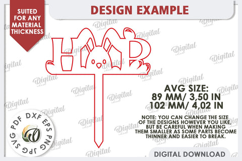 Easter Cake Topper Laser Cut. Easter Decor SVG SVG Evgenyia Guschina 