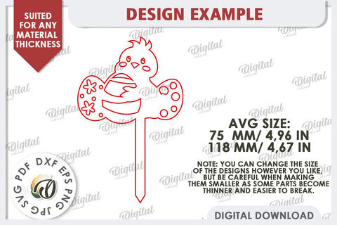 Easter Cake Topper Laser Cut. Easter Decor SVG SVG Evgenyia Guschina 