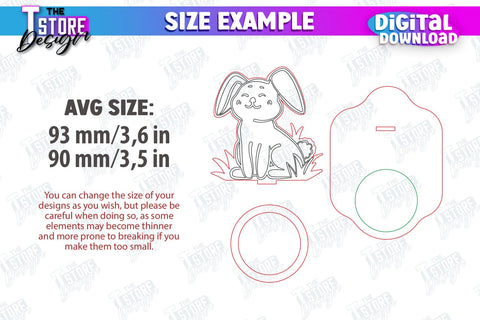 Easter Candle Holders Bundle | Candlestick | Standing Figurines | Easter Decor | CNC Files SVG The T Store Design 