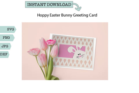Easter Card-Hoppy Easter Bunny SVG Sharia Morton Designs 