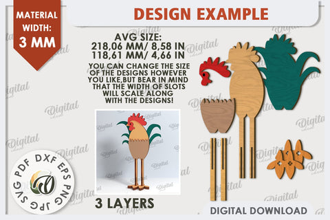 Easter Chick Laser Cut. Easter Characters. Easter Stand SVG SVG Evgenyia Guschina 