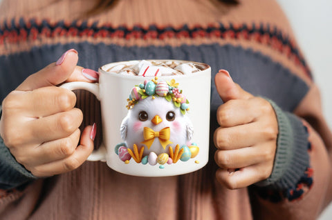 Easter Chick Sublimation Clipart Bundle Sublimation SVGArt 