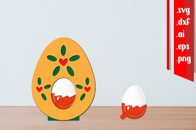 Easter Chocolate Egg Holder 3D Paper zafrans studio 