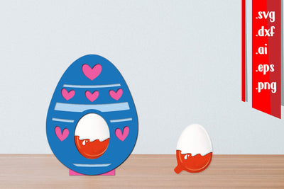 Easter Chocolate Egg Holder SVG zafrans studio 