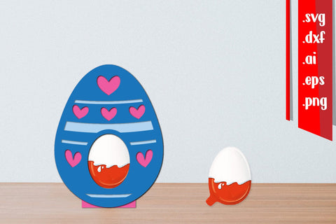 Easter Chocolate Egg Holder SVG zafrans studio 
