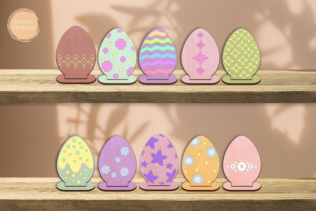Easter Coloring Eggs Bundle SVG SvgOcean 