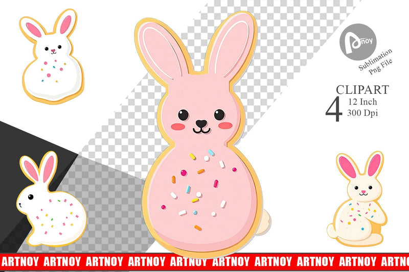 Easter Cookie Clipart Sublimation artnoy 