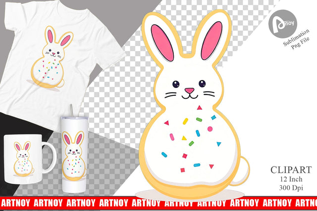 Easter Cookie Clipart Sublimation artnoy 