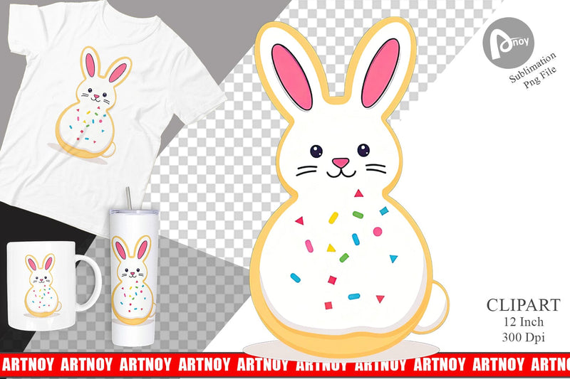 Easter Cookie Clipart Sublimation artnoy 