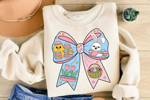Easter Coquette Bow PNG, Easter Coquette Sublimation Design Sublimation Regulrcrative 