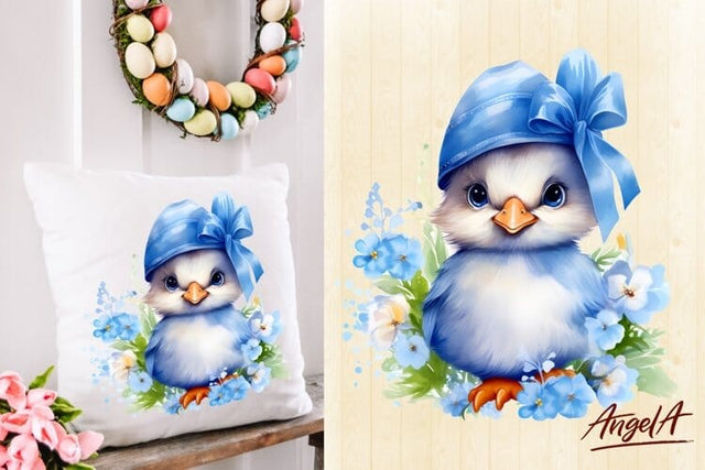 Easter cute chick clipart / chicken sublimation png Sublimation Angelina Semenova 