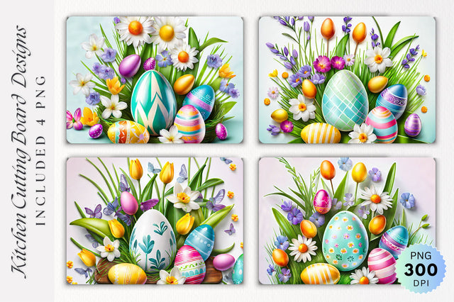 Easter Cutting Board PNG Design Sublimation Regulrcrative 