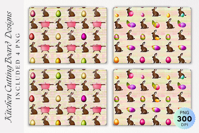 Easter Cutting Board PNG Design Sublimation Regulrcrative 