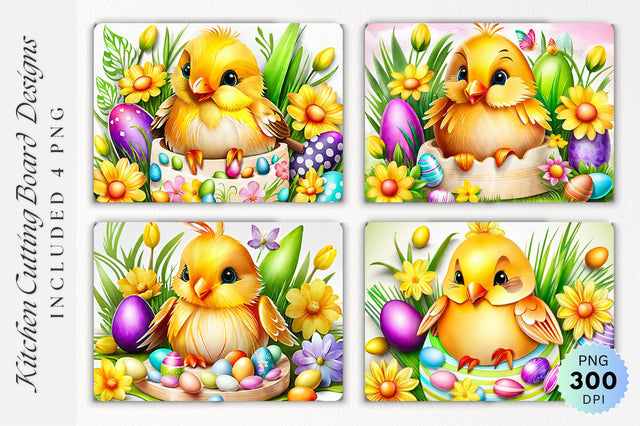 Easter Cutting Board PNG Design Sublimation Regulrcrative 