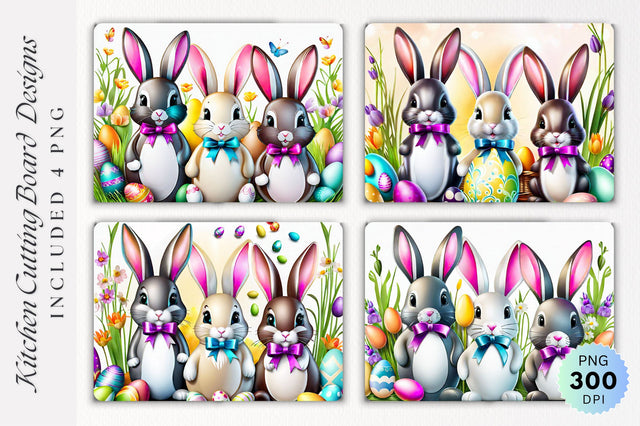 Easter Cutting Board PNG Design Sublimation Regulrcrative 