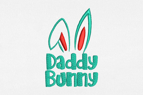 Easter Daddy Bunny for Machine Embroidery Embroidery/Applique DESIGNS SvgOcean 
