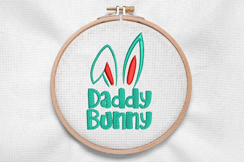 Easter Daddy Bunny for Machine Embroidery Embroidery/Applique DESIGNS SvgOcean 