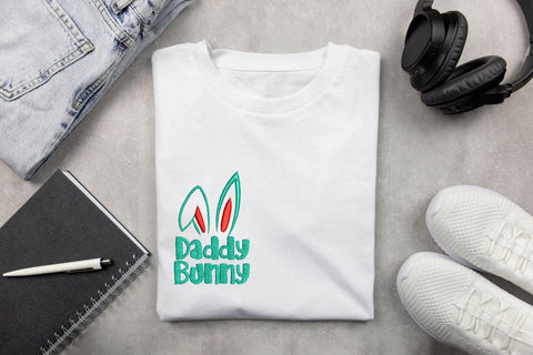 Easter Daddy Bunny for Machine Embroidery Embroidery/Applique DESIGNS SvgOcean 