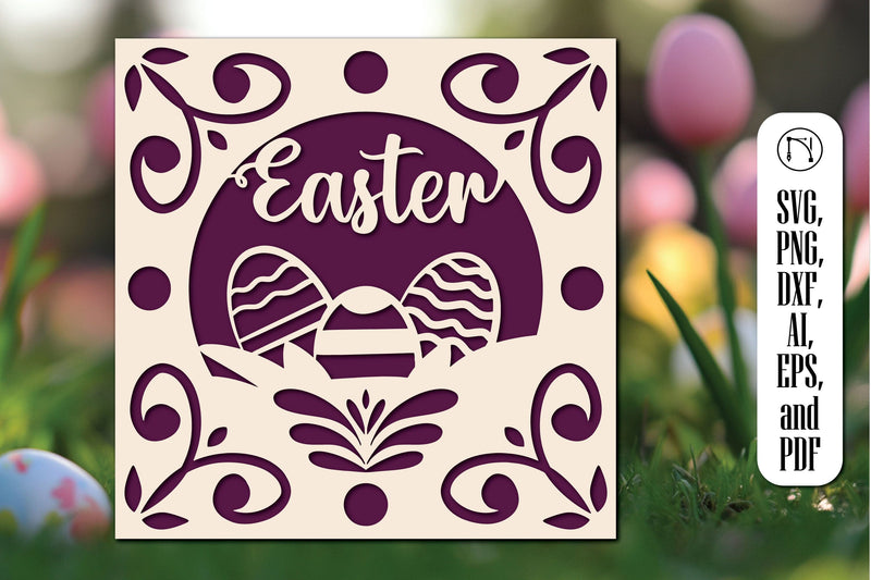 Easter Day Gift Card SVG Cut File SVG MD JOYNAL ABDIN 