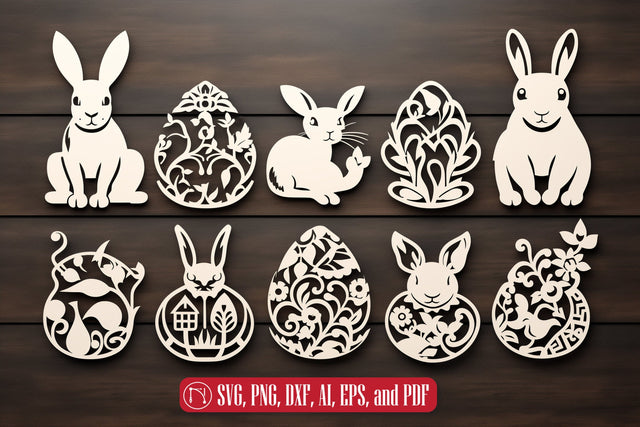 Easter Day Laser Cut SVG Bundle SVG MD JOYNAL ABDIN 