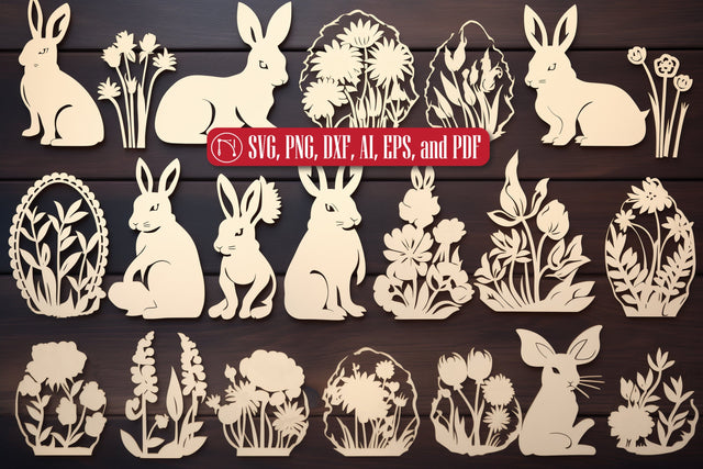 Easter Day Laser Cut SVG Bundle SVG MD JOYNAL ABDIN 