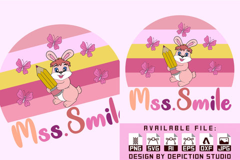 Easter Day Sunset T-Shirt, MSS Smile Shirt, Happy Easter Day Shirt Print Template Sketch DESIGN Depiction Studio 