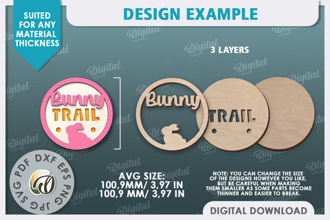 Easter Decor SVG. Easter Tiered Tray Laser Cut SVG Evgenyia Guschina 