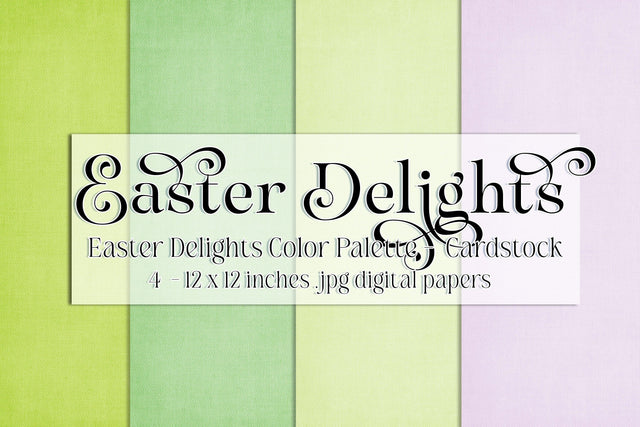 Easter Delights, Easter Card Stock Paper, Spring Paper, Scrapbook Paper, Digital Paper, Spring Colors s1 Digital Pattern Designing with Marlo 