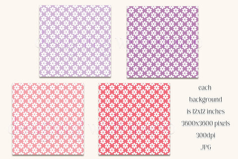 Easter Delights, Easter Floral Paper, Spring Paper, Seamless Pattern, Digital Paper, Spring Colors s2 Digital Pattern Designing with Marlo 